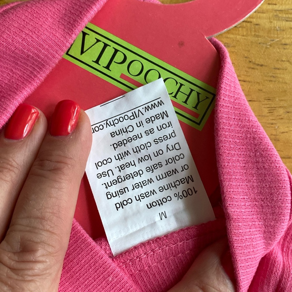 ! Vipoochy Poochy dog dress size M with decor Lucky new - Picture 8 of 10